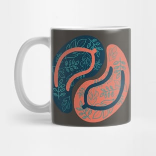 Flip-flops Circle, Blue and Orange Mug